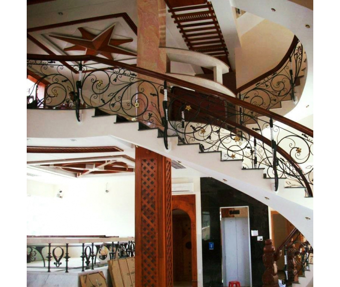 Cầu thang sắt nghệ thuật Châu Âu MDSCA12